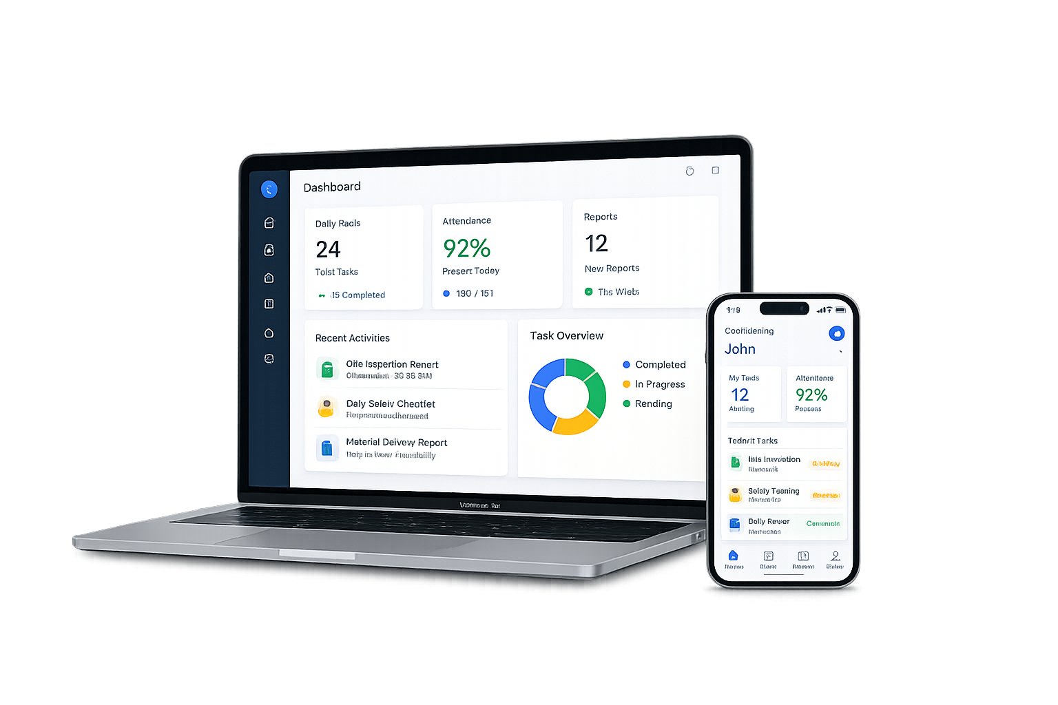 Euroside dashboard preview on laptop and mobile